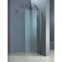 Porte en verre de douche de plain-pied (HM1182)